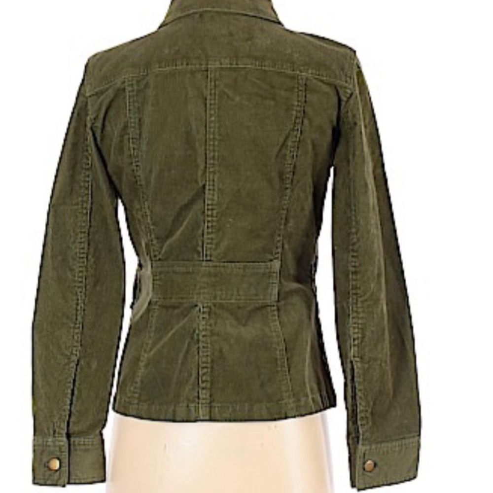 Jones New York Army Green cord Jacket - Picture 2 of 2